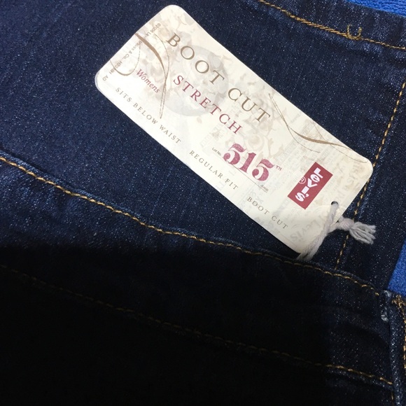 Levi’s 515 Boot Cut Jeans Size 16W NWT Stretch - Picture 8 of 12